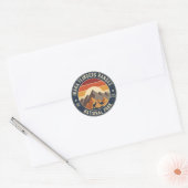 Rond Ikara Flinders Ranges NP Retro Sticker (Enveloppe)