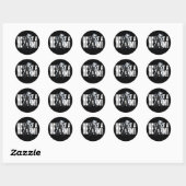 Rond Il a un Sticker pour armes à feu (Feuille)
