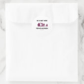 Rond Il N'Est Pas Ici Sticker (Sac)