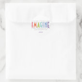Rond IMAGINE - Sticker MisterP (Sac)