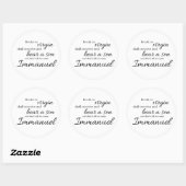 Rond Immanuel Sticker (Feuille)