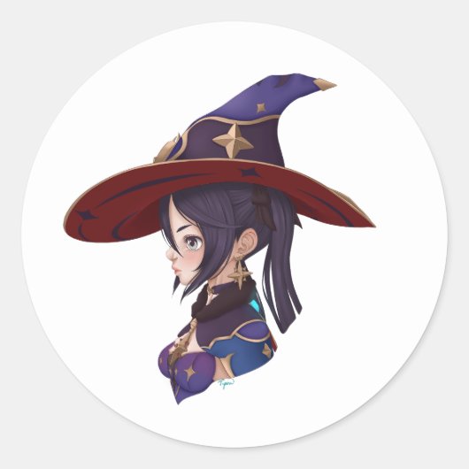 Rond Impact de Genshin : Mona Sticker (fanart) (Devant)
