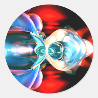 Rond Implosion Sticker Abstrait
