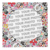 Rond in vierkant Lijst 2 + je foto (Voorkant)