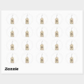 Rond Increasing Value Vintage Price Tag Sticker (Feuille)