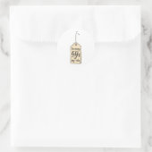 Rond Increasing Value Vintage Price Tag Sticker (Sac)