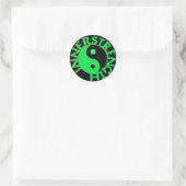 Rond INNERSTRENGTH emonslime sticker (Sac)