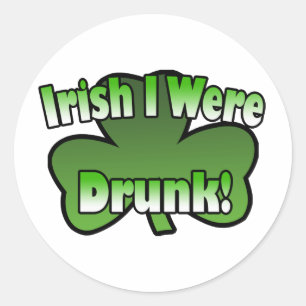 Rond Irlandais J'Étais Un Sticker Irlandais