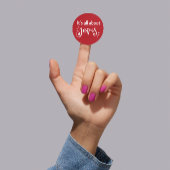 Rond It’s All About Jesus – Christmas Sticker #02 