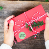 Rond It’s All About Jesus – Christmas Sticker #05