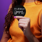 Rond It’s All About Jesus – Christmas Sticker #06