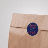 Rond It’s All About Jesus – Christmas Sticker #12