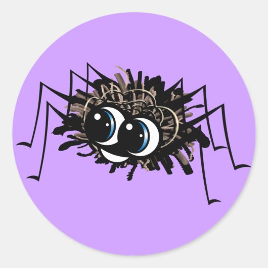 Rond Itsy Bitsy Spider - Sticker (Devant)