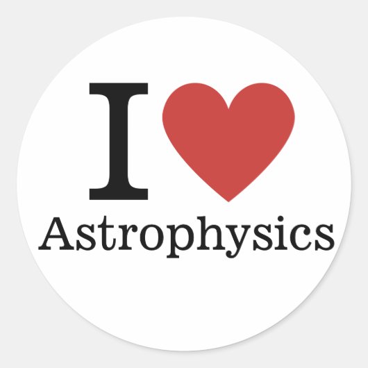 Rond J❤️aime Astrophysique STICKER (Devant)