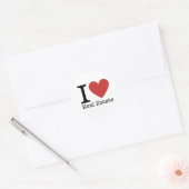 Rond J❤️aime l'immobilier STICKER (Enveloppe)