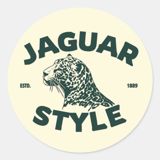 Rond Jaguar Sticker (Devant)