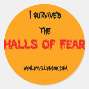 Rond J'ai survécu Sticker