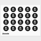 Rond J'Ai Un Sticker De Rêve1 (Feuille)