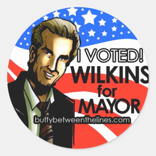 Rond J'ai voté Sticker (Devant)