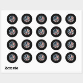 Rond J'ai voté Sticker (Feuille)
