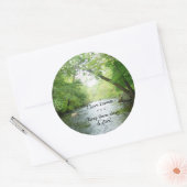 Rond J'aime les forêts Sticker (Enveloppe)