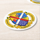 Rond JamFam Onderzetter - 2 (Gebogen)