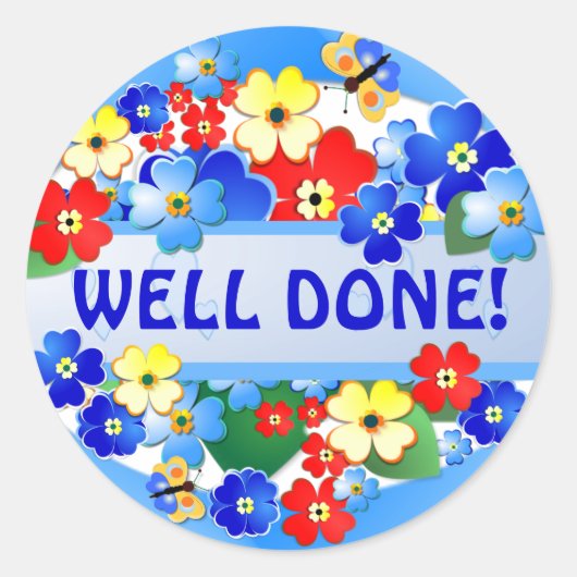 Rond Jardin des fleurs ~ Sticker Award (Devant)