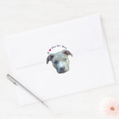 Rond Je Coeur Mon Sticker Taureau Pit (Enveloppe)
