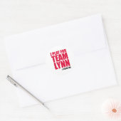Rond Je joue pour Team Lynn Sticker (Enveloppe)