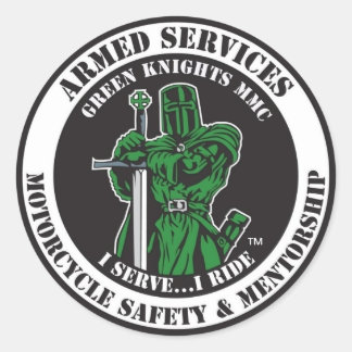 Rond Je Serve...Je Ride Sticker