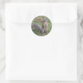 Rond Je suis Nuts à propos de vous Sticker (Sac)