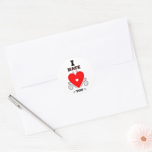 Rond Je T'Aime Sticker (Enveloppe)