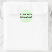 Rond Je Vis Avec Un Sticker Lurcher (Sac)