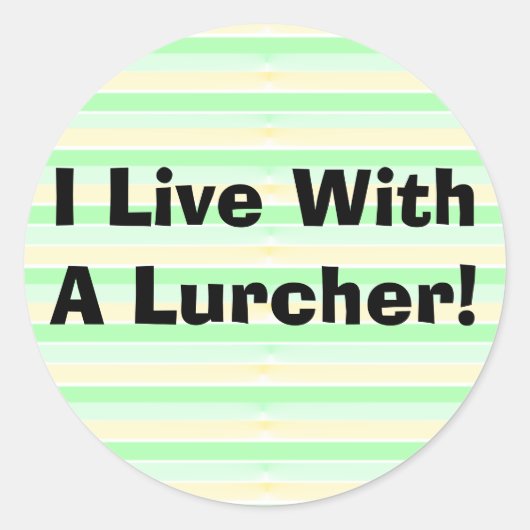 Rond Je Vis Avec Un Sticker Lurcher (Devant)