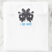 Rond Je Vois Sticker Hope (Sac)