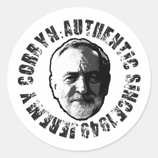 ROND JEREMY CORBYN STICKER (Devant)