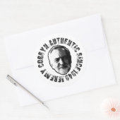ROND JEREMY CORBYN STICKER (Enveloppe)