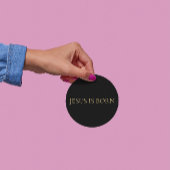 Rond JESUS IS BORN Minimalist Christmas Sticker 