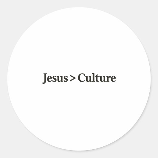 Rond Jésus > Sticker Culture. (Devant)