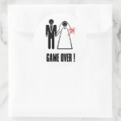 Rond JEU SUR Sticker Mariage (Sac)