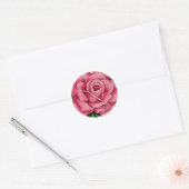 Rond Joli Sticker Rose Floral / Enveloppe Sceau (Enveloppe)