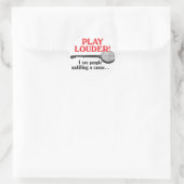 Rond Jouer Sticker Plus Haut (Sac)