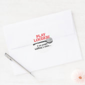 Rond Jouer Sticker Plus Haut (Enveloppe)