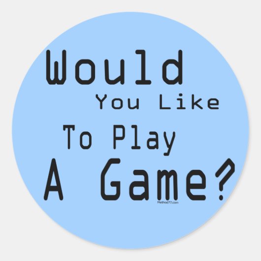 Rond Jouer Un Sticker De Jeu (Devant)