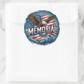 Rond Jour commémoratif Hommage et souvenir Sticker (Sac)