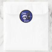 Rond Journal d'un Assistant - Logo - Sticker (Sac)