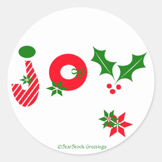 Rond Joy Sticker (Devant)