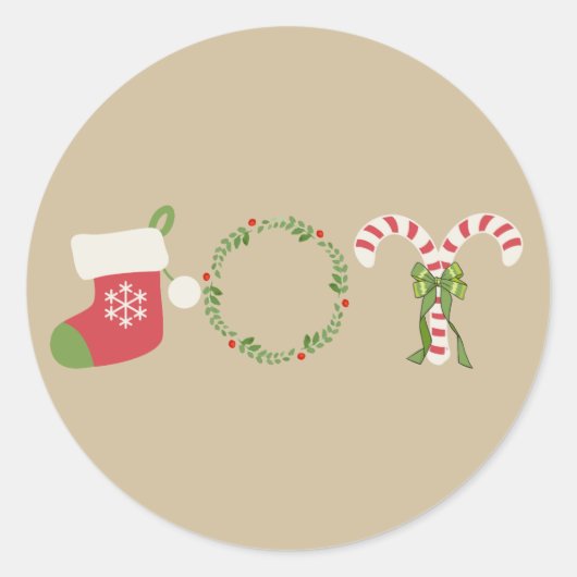 Rond Joy Sticker (Devant)