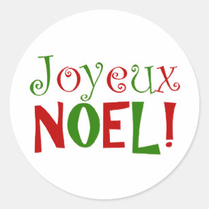 Rond joyeux Noel Sticker
