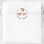 Rond Joyeux Sticker au Crayon de 5e année (Sac)